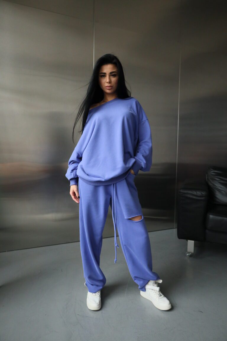 Штани з розрізом